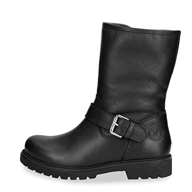 Panama Jack Damen Singapur Motorcycle Boot, Black B022, 39 EU im Sale